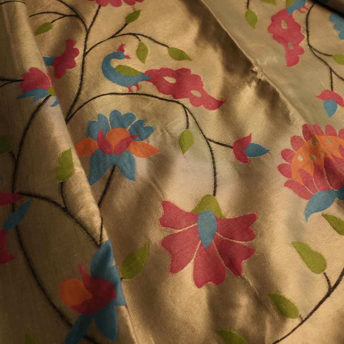 Paithani- English Grey