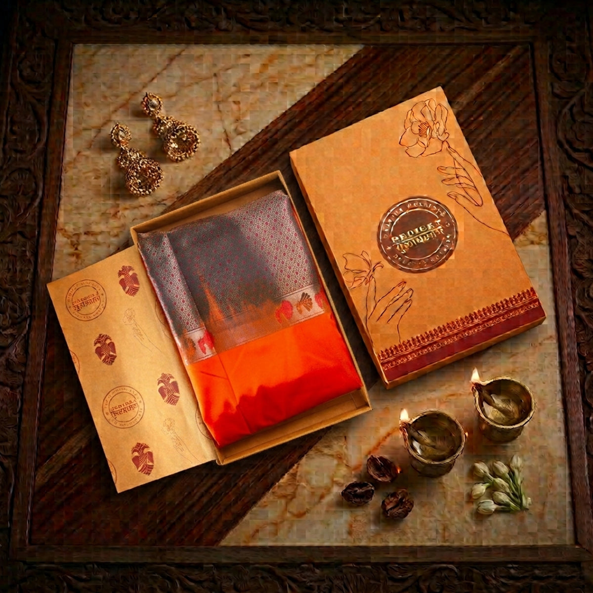 Rajeshwari- orange