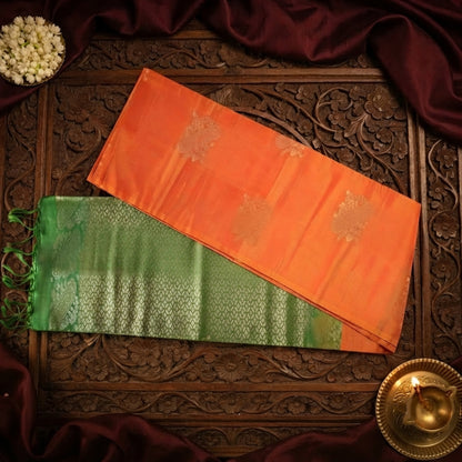 Mridula- Orange and Green