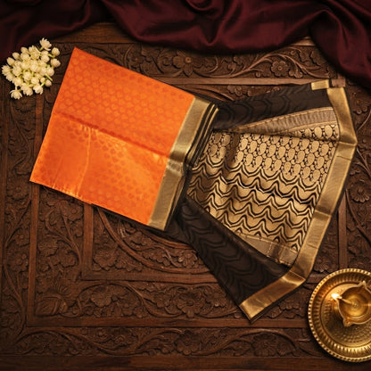 Mallige- Orange and Black