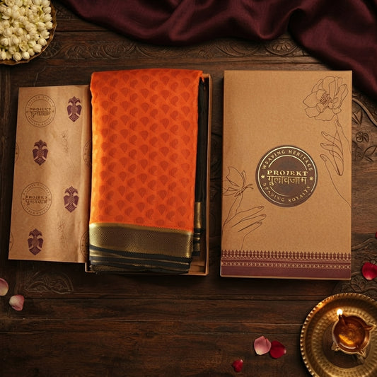 Mallige- Orange and Black