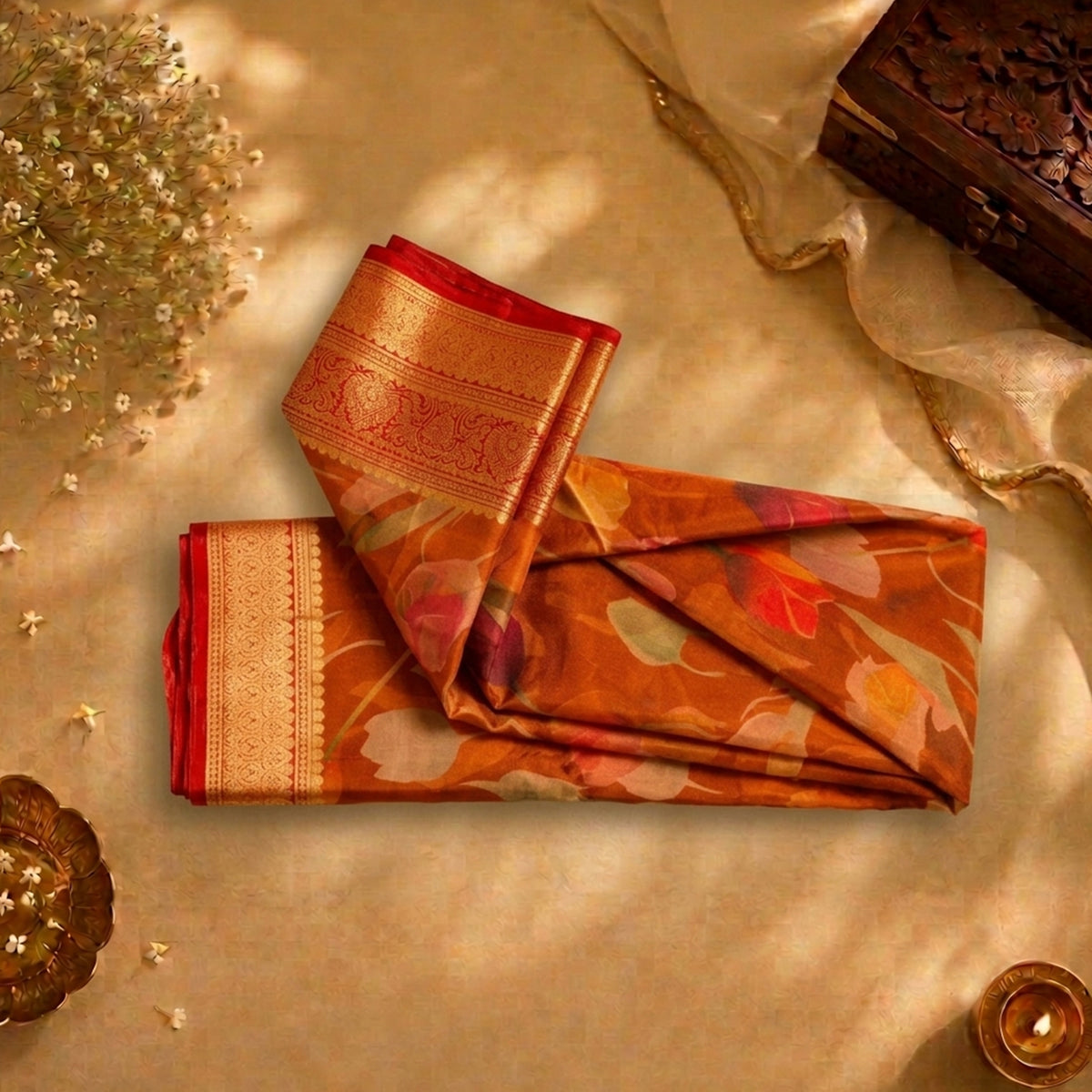 Manjari- Brick Red