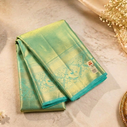 Swarna- Pastel Green Gold