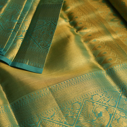 Swarna- Pastel Green Gold