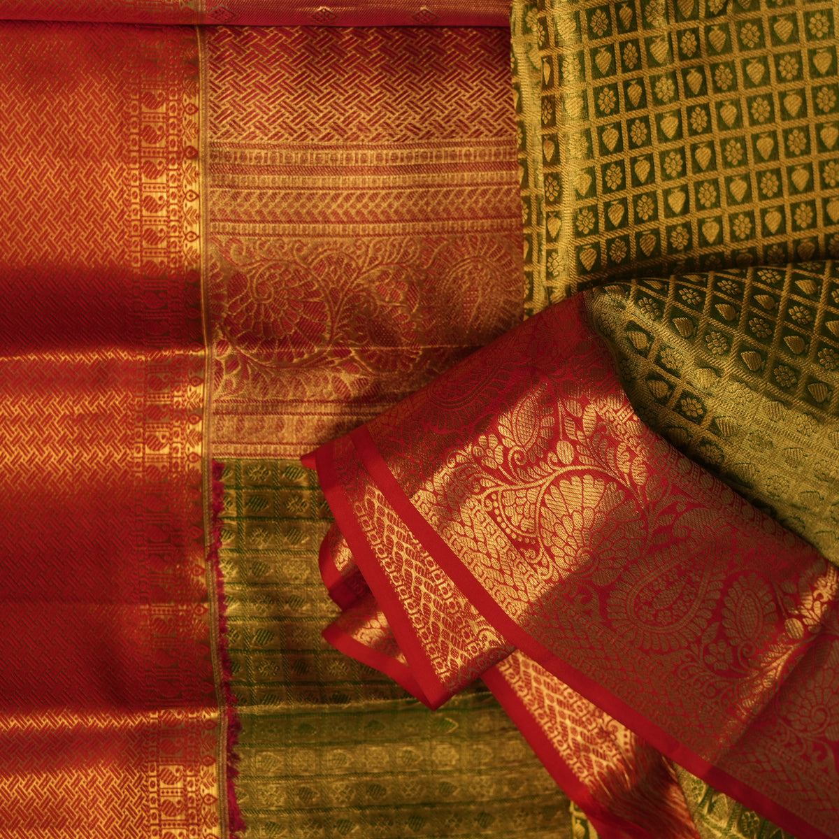 Kalyanam- Pistachio Red