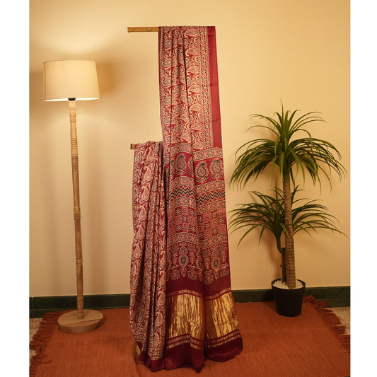 Noor- Paisley- Maroon