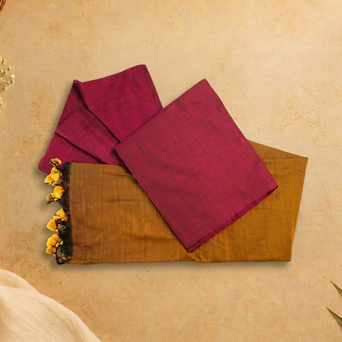 Sehaj- Magenta and Mustard