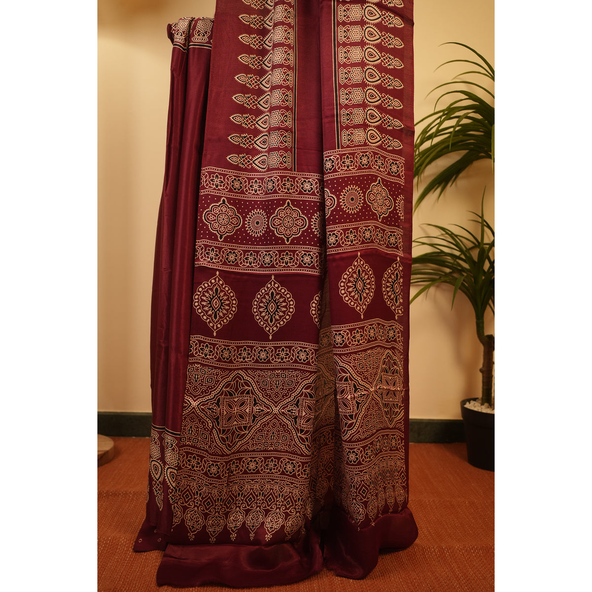 Mridu- Burgundy