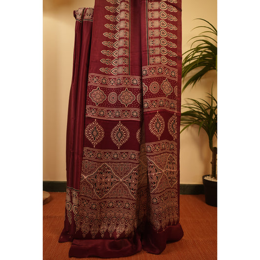 Mridu- Burgundy