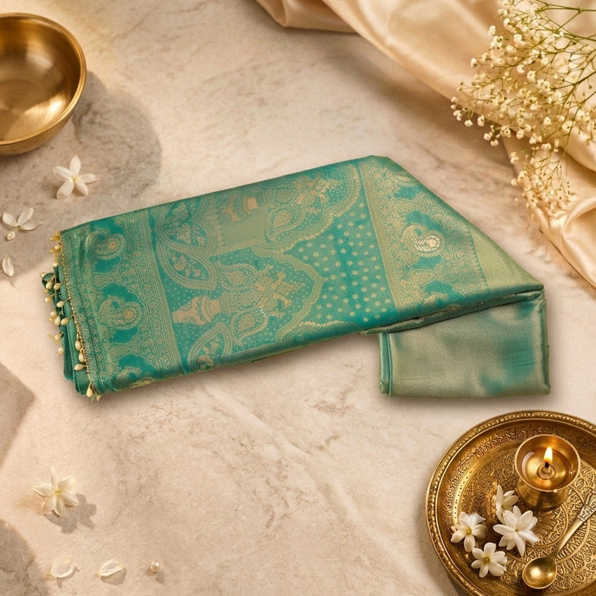 Rajeshwari- Bottle green